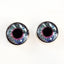 Clockwork Blue Purple Steampunk Sew-On Button Glass Eyes - Prismatic Fiber Arts