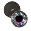 Clockwork Blue Purple Steampunk Sew-On Button Glass Eyes - Prismatic Fiber Arts