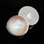 Clouded Blind Human Sew-On Button Glass Eyes - Prismatic Fiber Arts