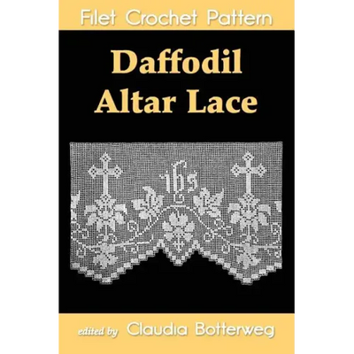Daffodil Altar Lace Filet Crochet Pattern: Complete Instructions and Chart