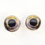 Coho Salmon Fish Sew-On Button Glass Eyes - Prismatic Fiber Arts