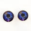 Colorful Galaxy Sew-On Button Glass Eyes - Prismatic Fiber Arts