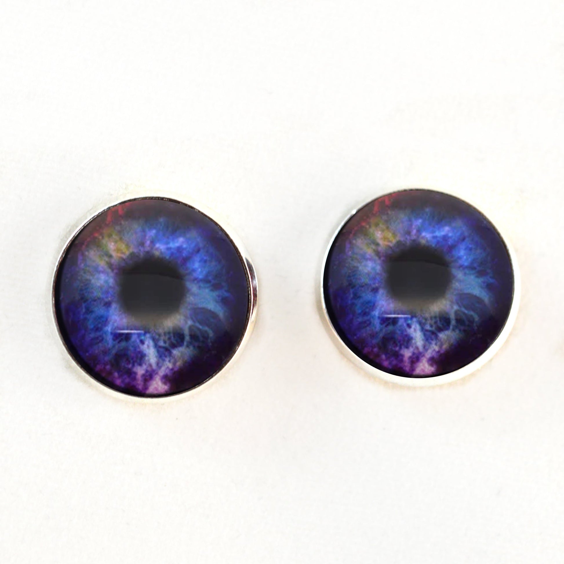 Colorful Galaxy Sew-On Button Glass Eyes - Prismatic Fiber Arts