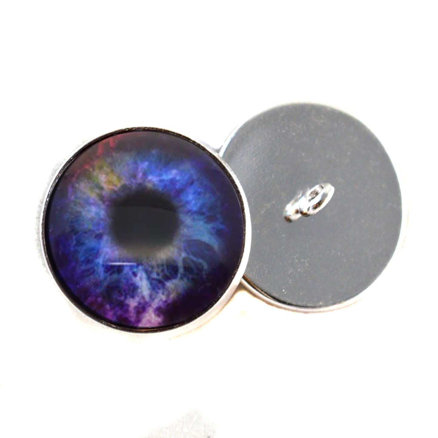 Colorful Galaxy Sew-On Button Glass Eyes - Prismatic Fiber Arts