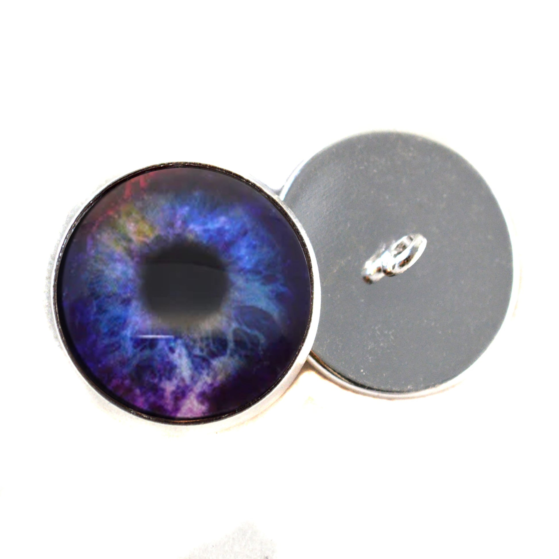 Colorful Galaxy Sew-On Button Glass Eyes - Prismatic Fiber Arts
