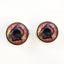 Coral Mermaid Seashell Sew-On Button Glass Eyes - Prismatic Fiber Arts