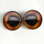Corn Snake Inspired Sew-On Button Glass Eyes - Prismatic Fiber Arts