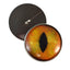 Creamy Orange Realistic Cat Sew-On Button Glass Eyes - Prismatic Fiber Arts