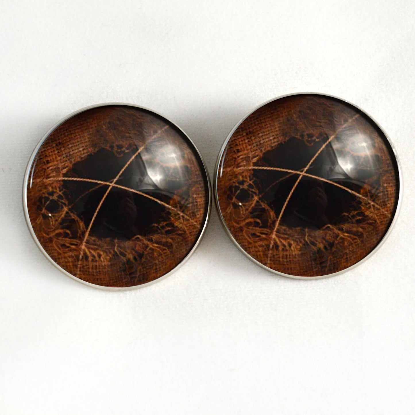 Creepy Scarecrow Sew-On Button Glass Eyes - Prismatic Fiber Arts