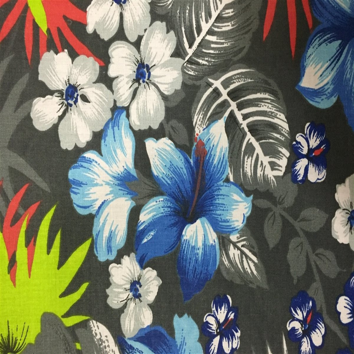 Hawaiian Print Poly Cotton Fabric - Prismatic Fiber Arts
