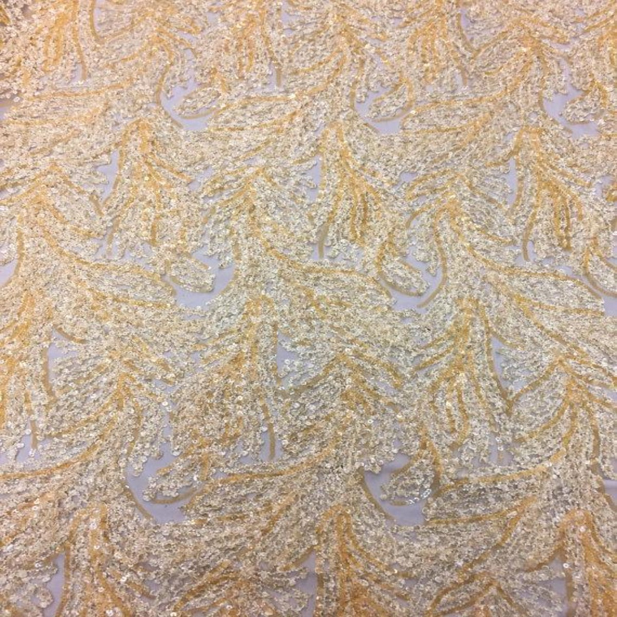 Cozy Pop Thread Floral Sequins Fabric - Prismatic Fiber Arts
