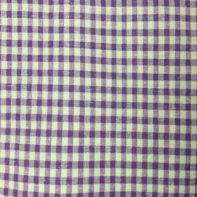 Gingham Checkered Print Poly Cotton Fabric - Prismatic Fiber Arts