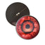 Dark Bloody Eyeball Sew-On Button Glass Eyes - Prismatic Fiber Arts
