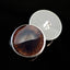 Dark Brown Fox Sew-On Button Glass Eyes - Prismatic Fiber Arts
