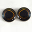 Dark Yellowtail Fish Sew-On Button Glass Eyes - Prismatic Fiber Arts