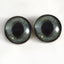 Dark Gray Cat Sew-On Button Glass Eyes - Prismatic Fiber Arts