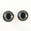 Dark Gray Cat Sew-On Button Glass Eyes - Prismatic Fiber Arts