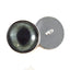 Dark Gray Cat Sew-On Button Glass Eyes - Prismatic Fiber Arts