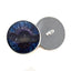 Dark Raven Purple & Blue Viking Sew-On Button Glass Eyes - Prismatic Fiber Arts