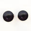 Dark Shiny Seal Inspired Sew-On Button Glass Eyes - Prismatic Fiber Arts
