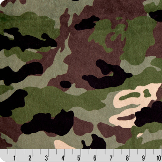Digital Cuddle Loden Camoflage 58"/60" Fabric per yard