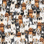 Digital Cuddle Beige Dog Pile 58"/60" Fabric per yard