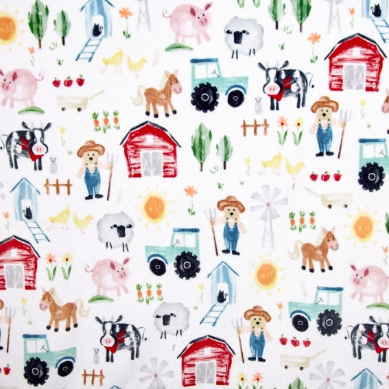 Farmer Ted Digital Cuddle® Multi 58/60" Fabric Per Yard - Prismatic Fiber Arts