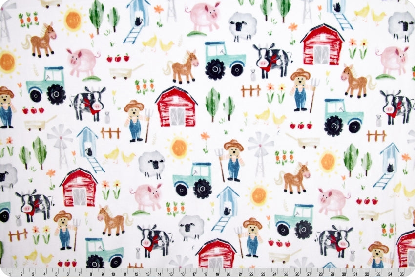 Farmer Ted Digital Cuddle® Multi 58/60" Fabric Per Yard - Prismatic Fiber Arts