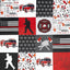Digital Cuddle Scarlet Firefighter 58"/60" Fabric per yard