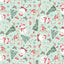 Digital Cuddle Juniper Jolly Santa 58"/60" Fabric per yard