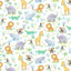 Digital Cuddle Multi Jungle Joy 58"/60" Fabric per yard