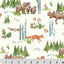 Digital Cuddle Natural Lil Pine Pals 58"/60" Fabric per yard