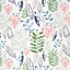 Digital Cuddle Blossom Modern Leaf 58"/60" Fabric per yard