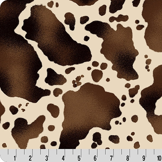 Digital Cuddle Brown Mustang 58"/60" Fabric per yard