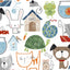Digital Cuddle Multi Pet Shop 58"/60" Fabric per yard