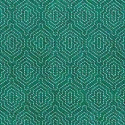 Indigo Stitches Sprout Cotton 44"/45" Fabric Per Yard