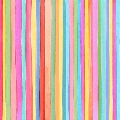 Multi Magic Stripe Books are Magic Cotton 44"/45" Fabric Per Yard - Prismatic Fiber Arts