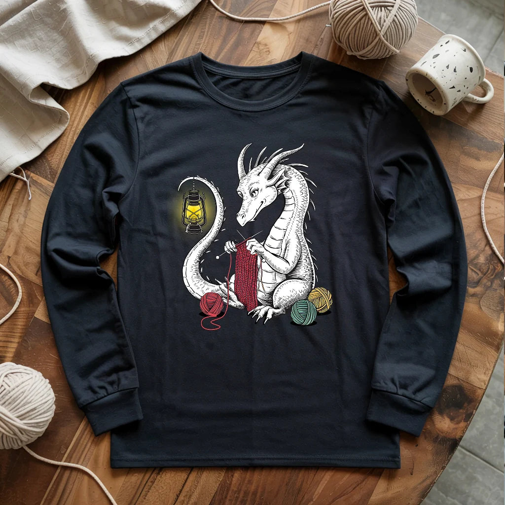 Dragwool Long Sleeve T-shirt - Prismatic Fiber Arts