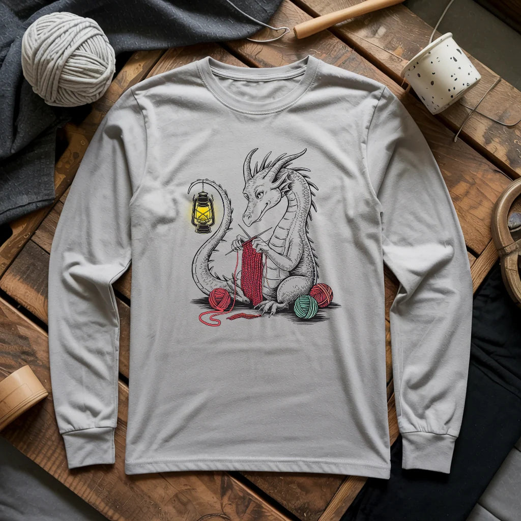 Dragwool Long Sleeve T-shirt - Prismatic Fiber Arts