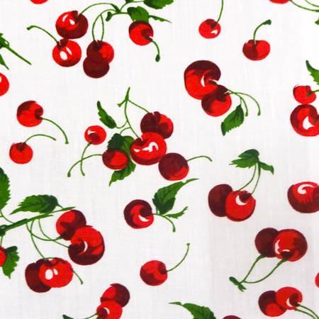Fruit Printed Poly Cotton Fabric - Prismatic Fiber Arts