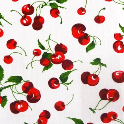 Fruit Printed Poly Cotton Fabric - Prismatic Fiber Arts