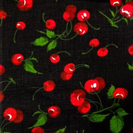 Fruit Printed Poly Cotton Fabric - Prismatic Fiber Arts