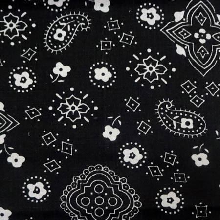 Bandana Print Poly Cotton Fabric - Prismatic Fiber Arts