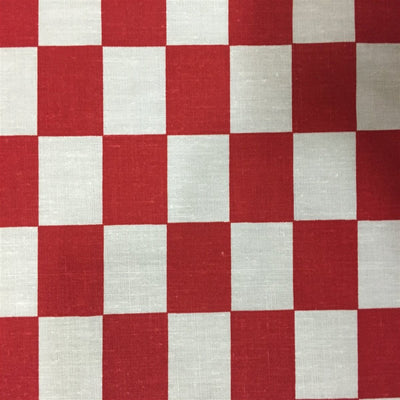 Checkered Printed Poly Cotton Fabric - Prismatic Fiber Arts