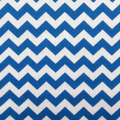Half Inch Chevron Poly Cotton Fabric - Prismatic Fiber Arts