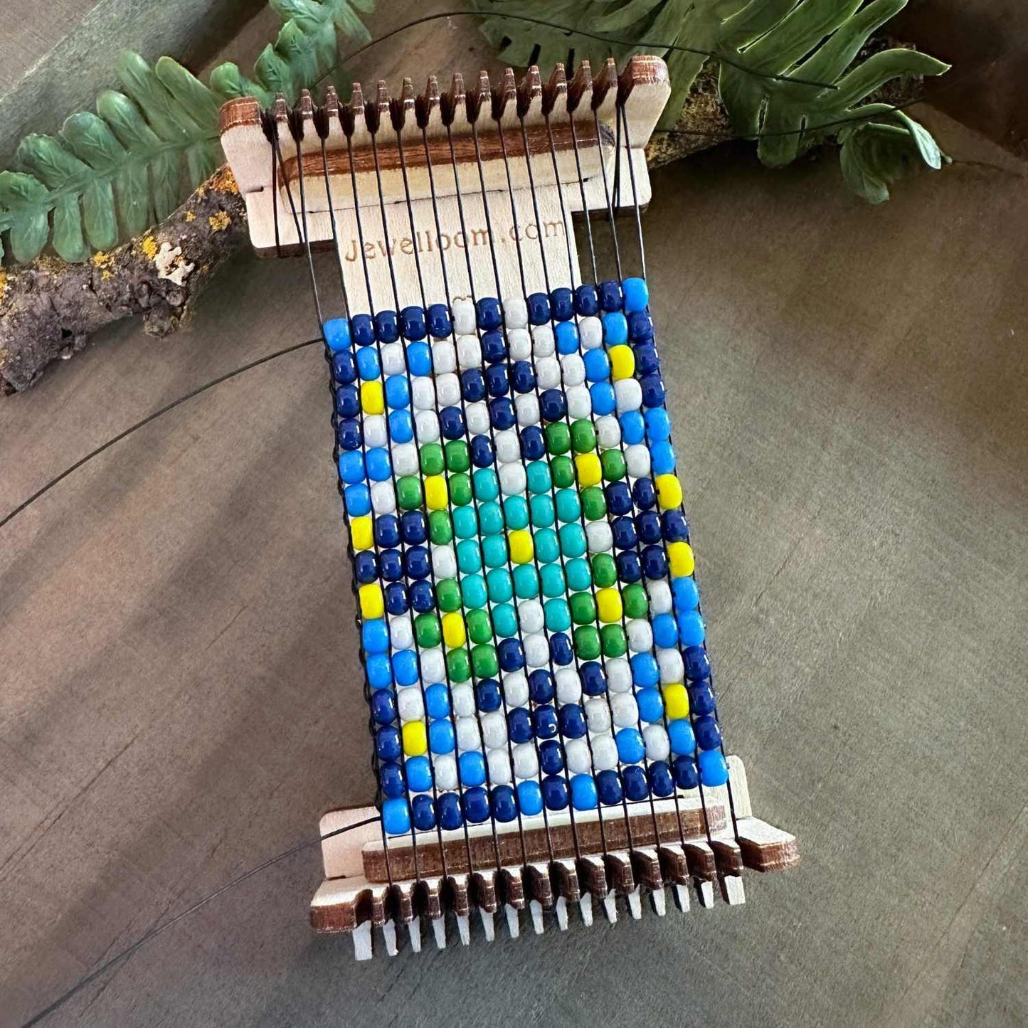 Jewel Loom Wood Bead Loom Earrings 2 pack with BONUS - Prismatic Fiber Arts