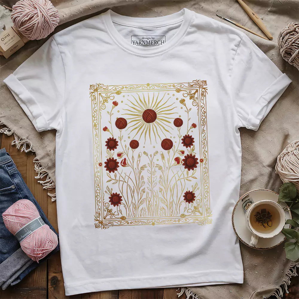 Energy Of Yarn T-shirt - Prismatic Fiber Arts