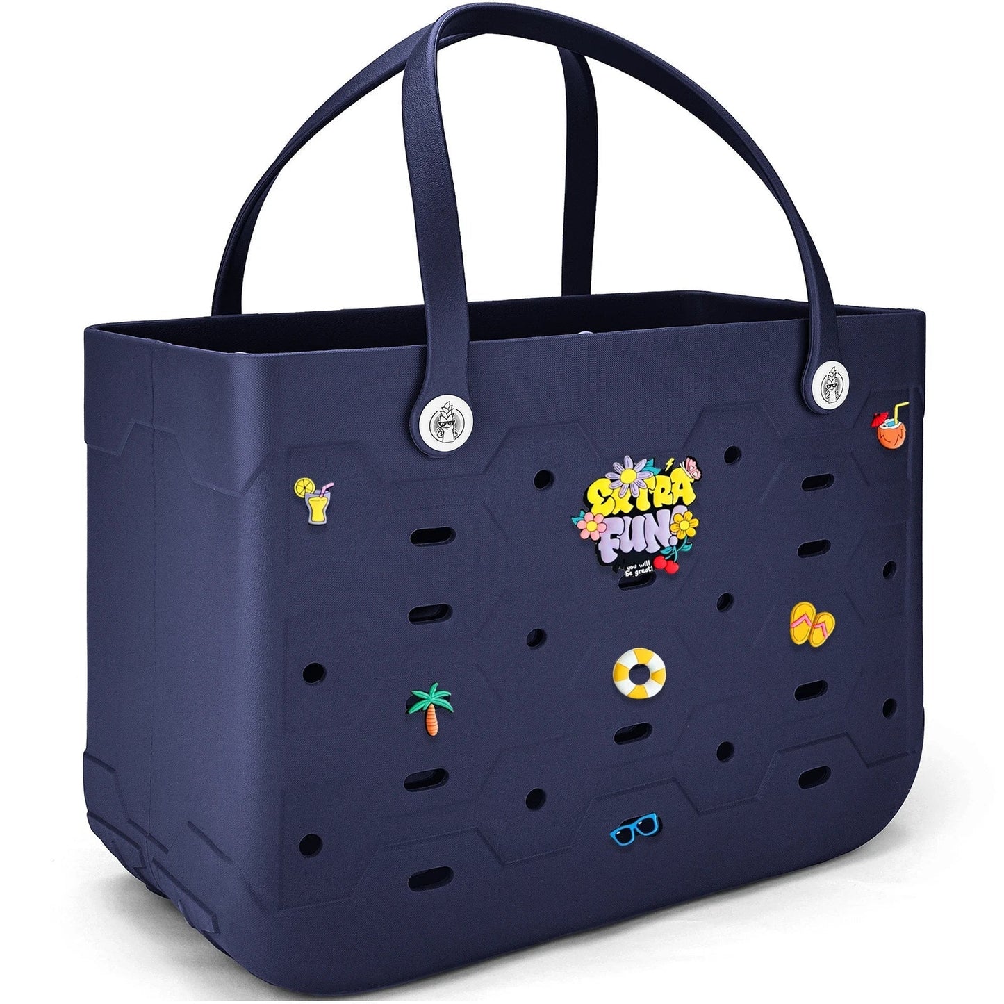 EVA rubber XL/L/M Beach Bag - Prismatic Fiber Arts