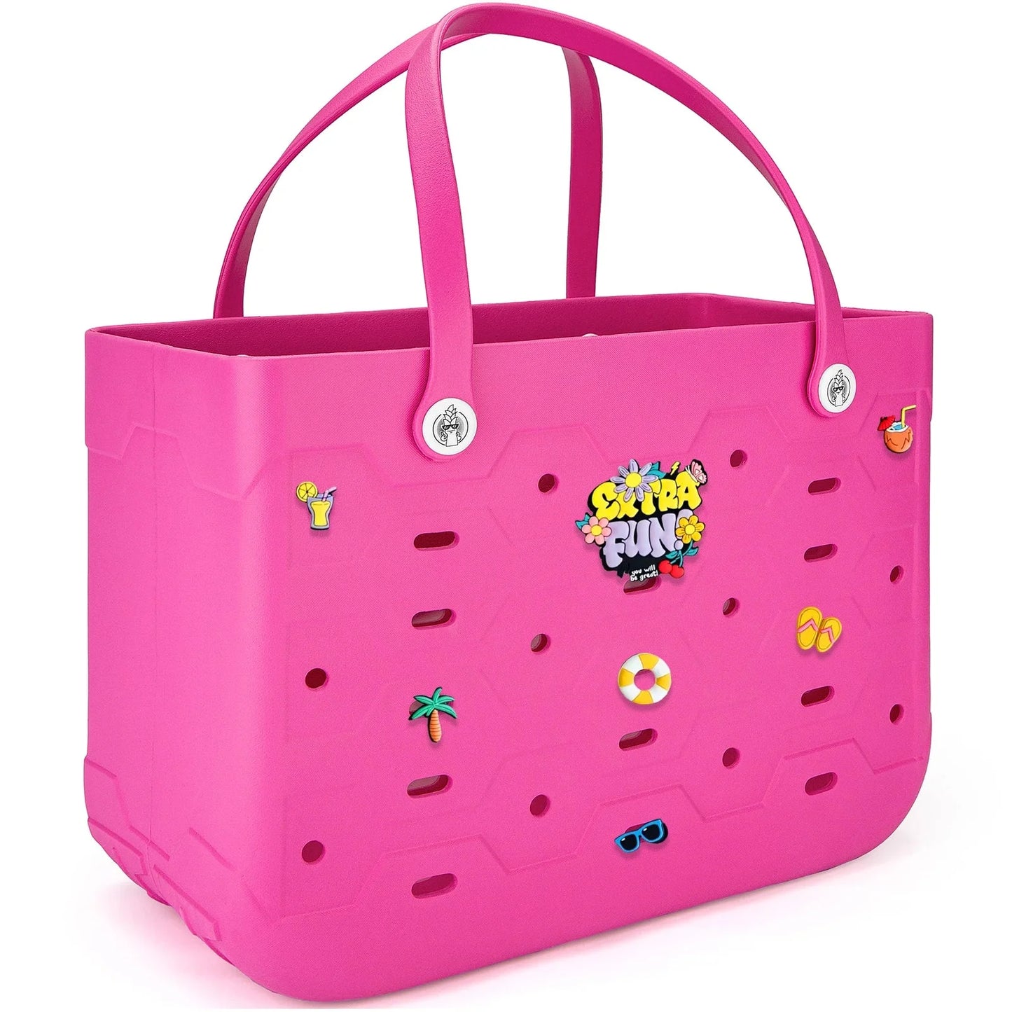 EVA rubber XL/L/M Beach Bag - Prismatic Fiber Arts