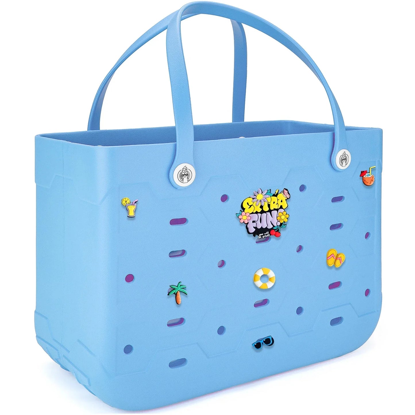 EVA rubber XL/L/M Beach Bag - Prismatic Fiber Arts